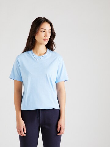 Champion Authentic Athletic Apparel Shirt in Blauw: voorkant