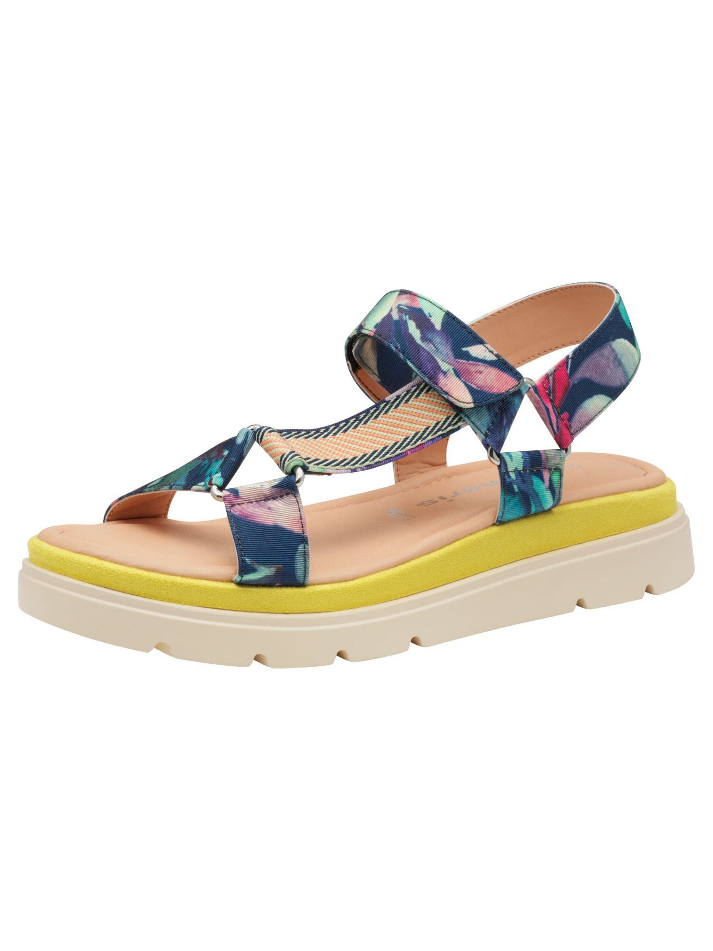 Tamaris Trekking sandal in Blue: front