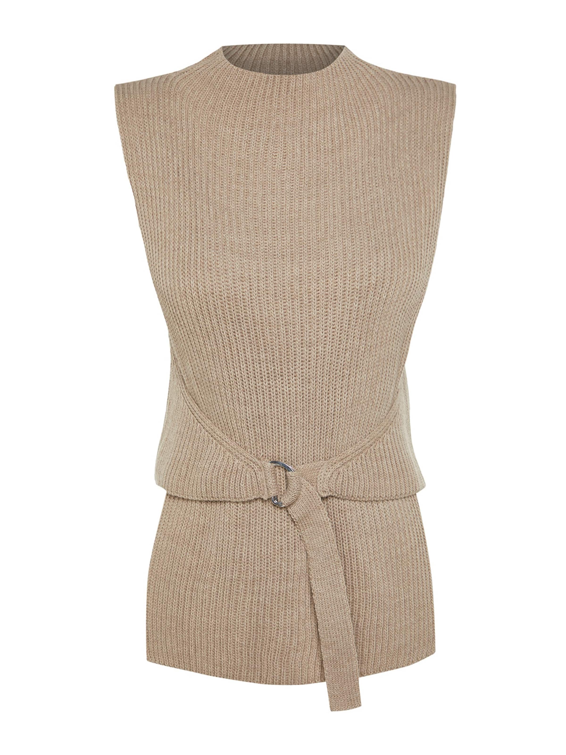 Trendyol Svetr – hnědá: přední strana