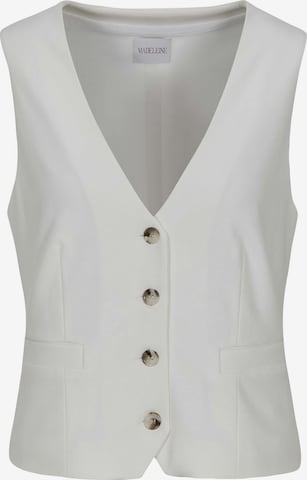MADELEINE Vest in White: front