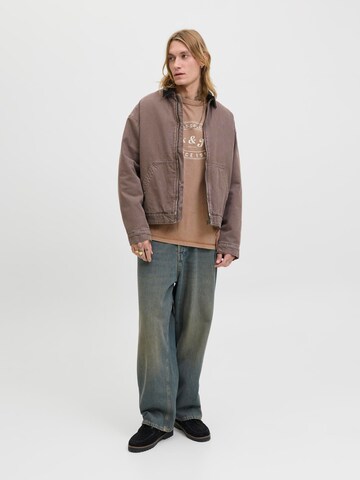 JACK & JONES Shirt 'JJEDover' in Brown