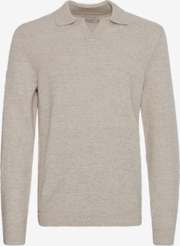 Casual Friday Trui 'KARL' in Beige: voorkant