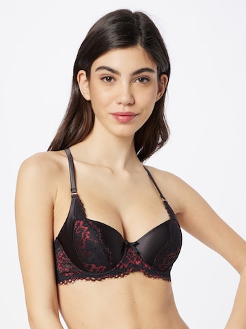 Hunkemöller T-shirt Bra in Black: front