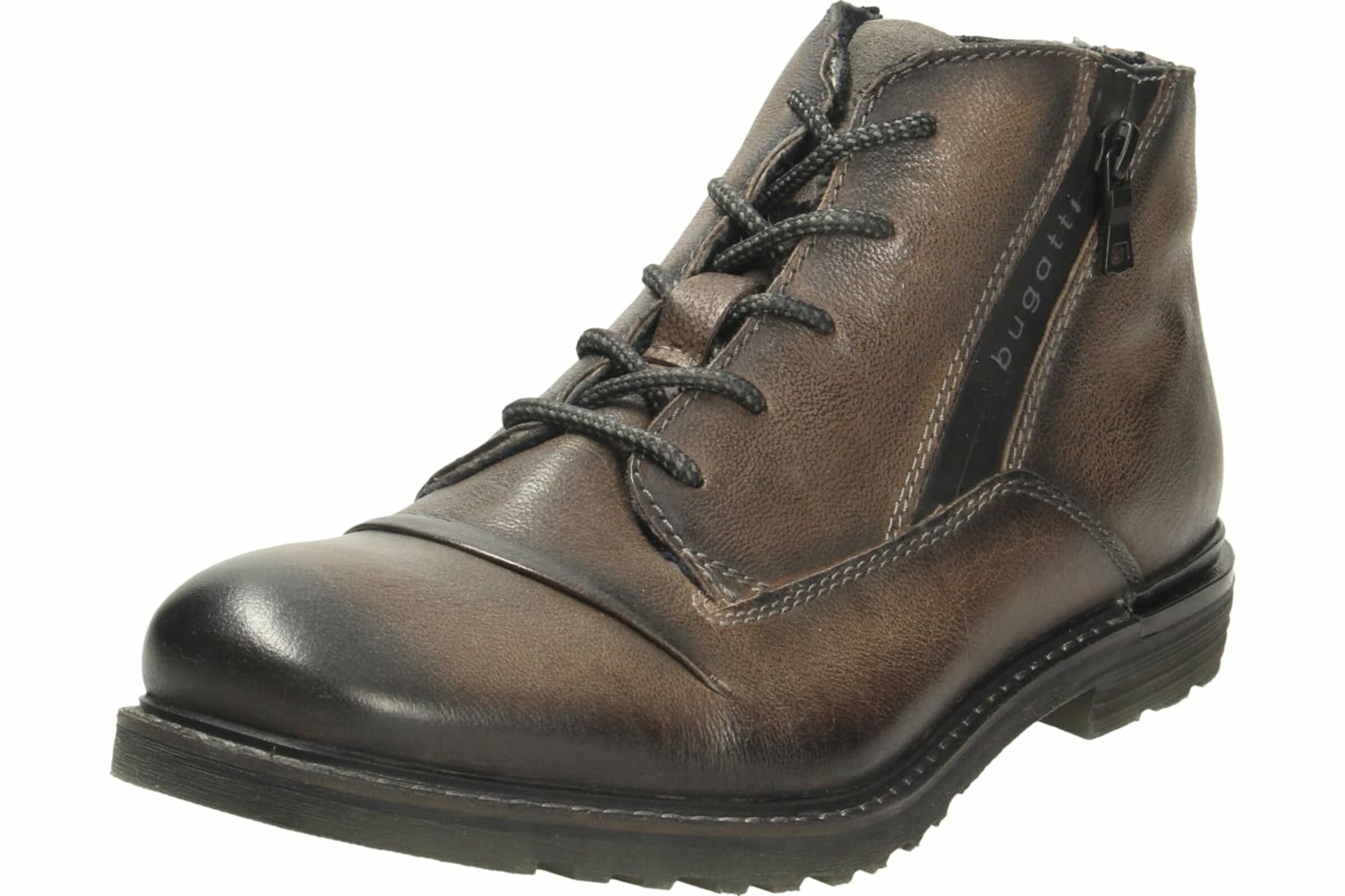 bugatti Schnürboots in Braun: Vorderseite