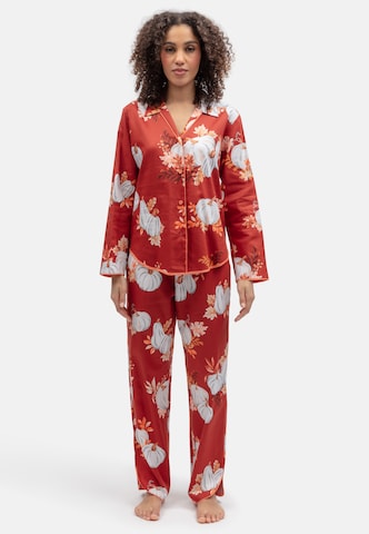 Cyberjammies - Pantalón de pijama 'Pumpkin Spice' en rojo