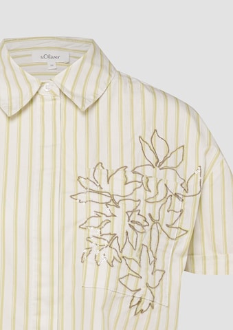 Chemisier s.Oliver en blanc