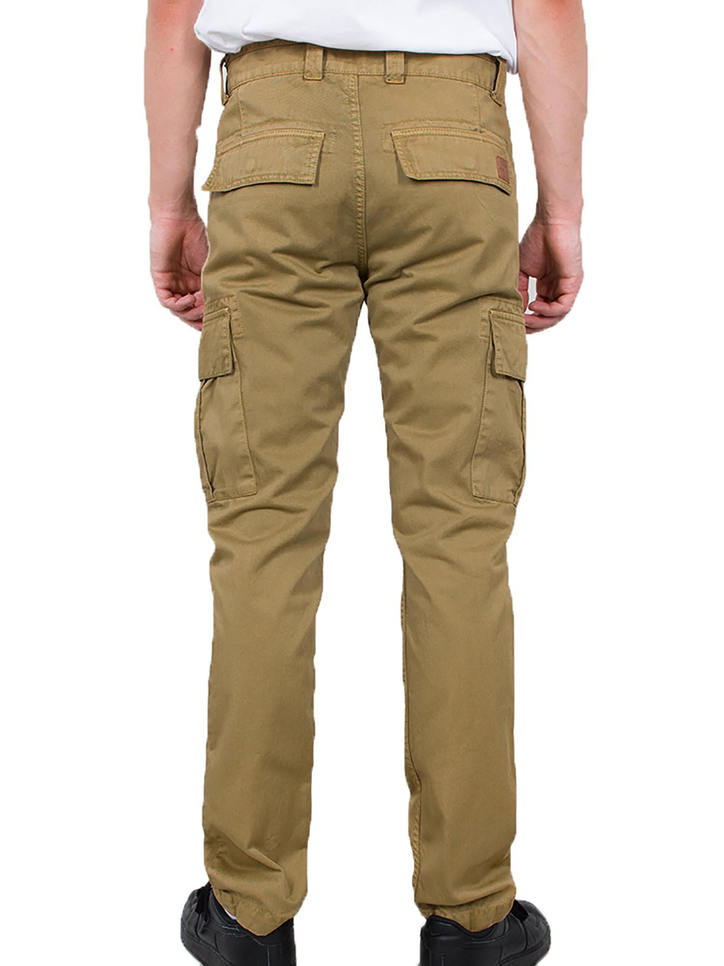 ALPHA INDUSTRIES regular Παντελόνι cargo 'Agent' σε πράσινο