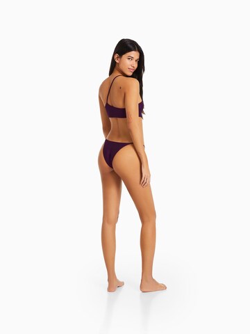 Bershka Swimsuit in Purple