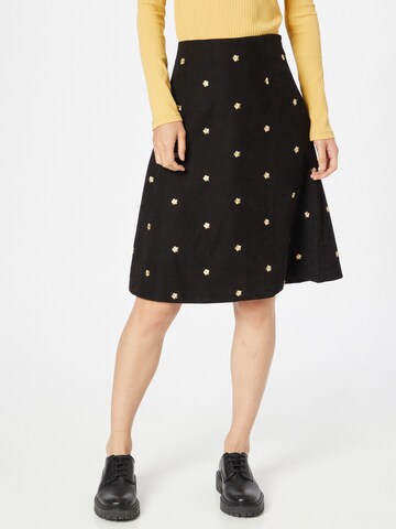 Traffic People Skirt in Black: front