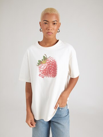 LEVI'S ® Υπερμέγεθες μπλουζάκι 'TABOR' σε λευκό: μπροστά