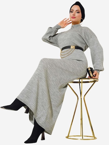 Bigdart Strickkleid 'Strickkleider' in Grau: Vorderseite
