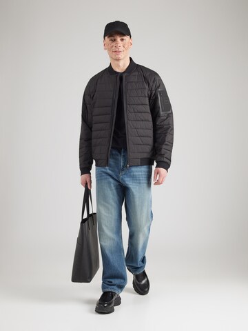 BOSS Демисезонная куртка 'OW_Urbanex' в Черный