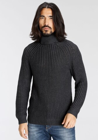 BRUNO BANANI Sweater in Grey: front