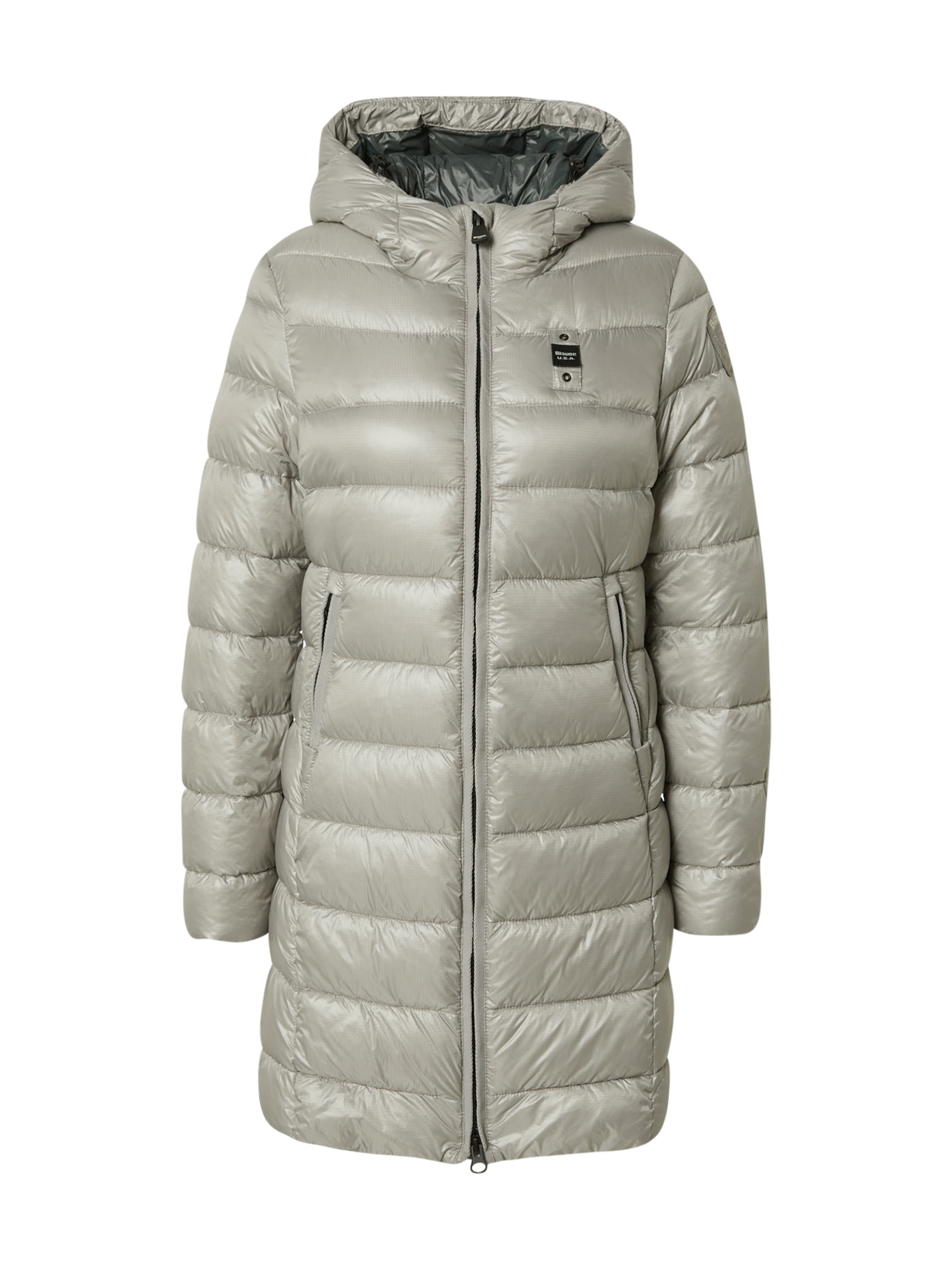 pilka Blauer.USA Žieminis paltas: priekis