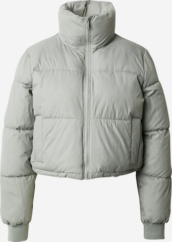 HOLLISTER Zimní bunda – zelená: přední strana