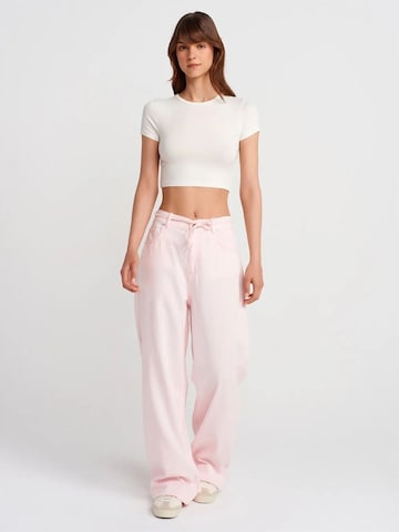 T-shirt 'T-Shirts' Dilvin en blanc
