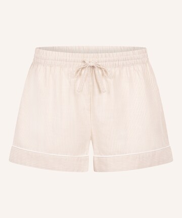 Hunkemöller Pyjamashorts in Beige: Vorderseite