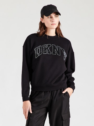 DKNY Performance Спортивный свитшот в Черный: спереди