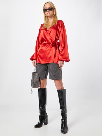 Femme Luxe Blouse in Rood