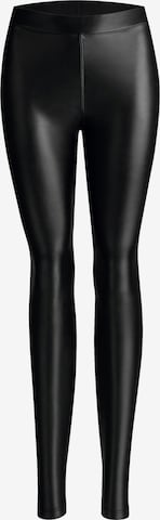 Nur Die Regular Leggings ' Leder-Optik ' in Schwarz: predná strana