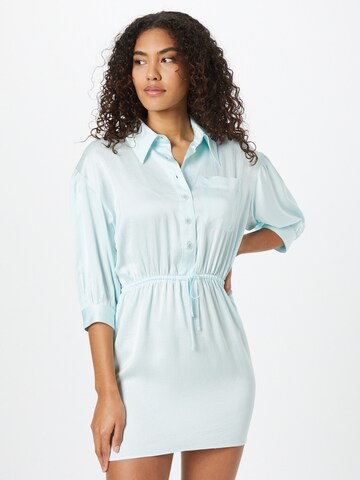 Robe-chemise 'WIDLAND' AMERICAN VINTAGE en bleu : devant