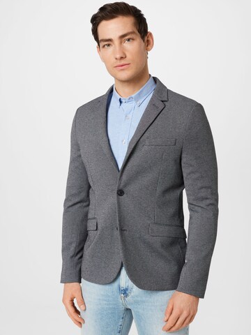 Lindbergh Slim fit Suit Jacket in Grey: front