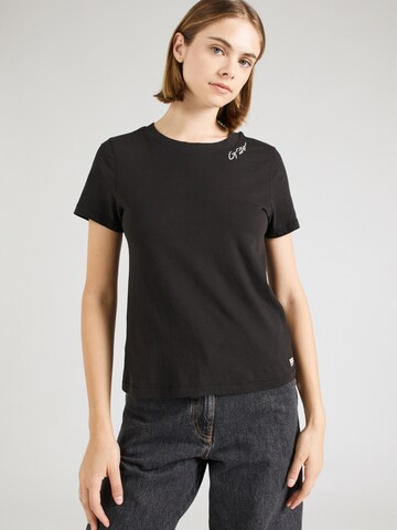 T-shirt G-STAR en noir : devant