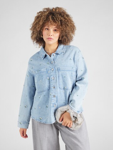 ONLY Carmakoma Blouse 'CARCASSIE' in Blue: front