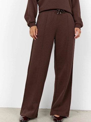 Loosefit Pantalon ' SC-ANGELIN 20 ' Soyaconcept en marron : devant