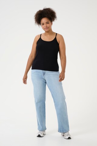 KAFFE CURVE Top 'KC Jena' in Zwart