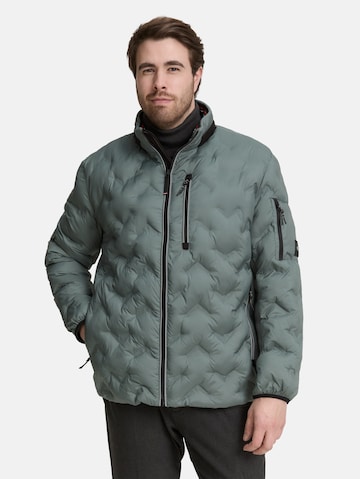 TOM TAILOR Men + Winter jacket in Green: front