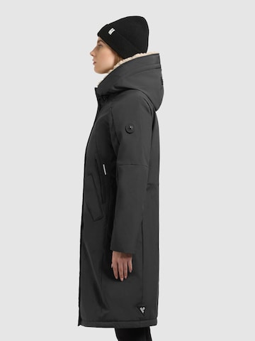 khujo - Sobretudo de inverno 'Ciela' em cinzento