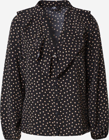 Wallis Blouse in Black: front