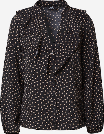 Wallis Blouse in Black: front