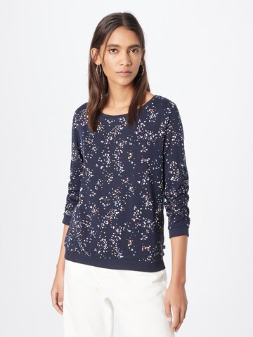 TOM TAILOR DENIM Sweatshirt in Blue: front