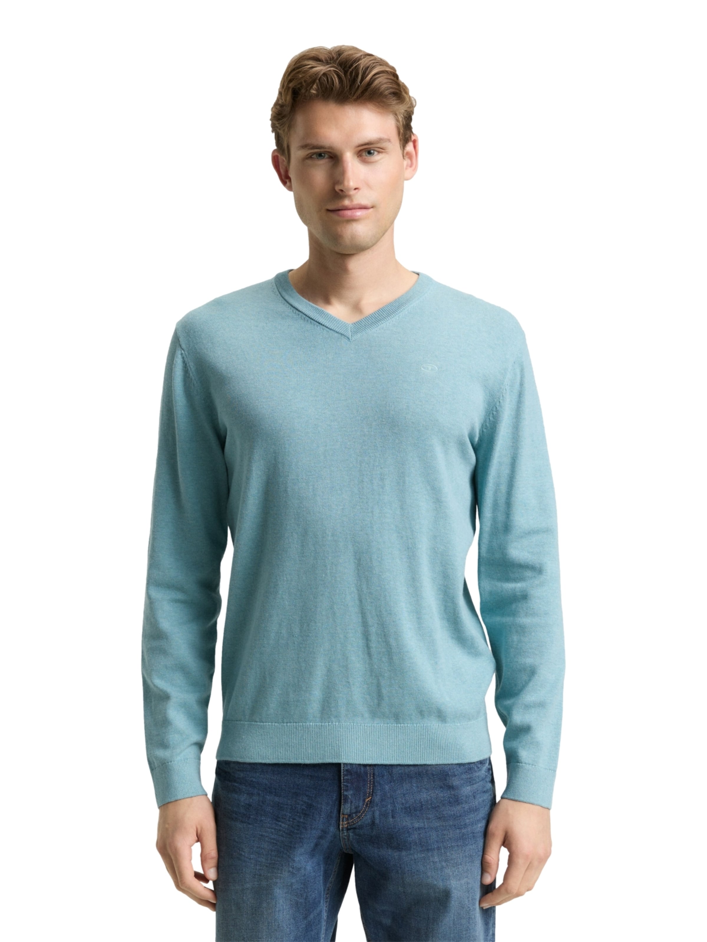 TOM TAILOR Trui in Blauw: voorkant