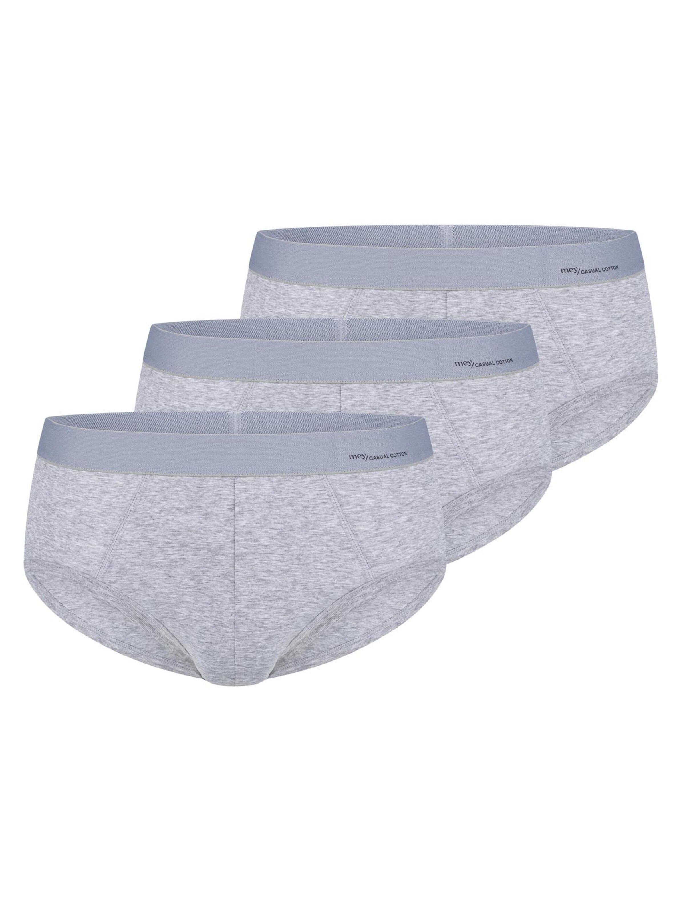 Mey Panty 'Casual Cotton' in Grey: front