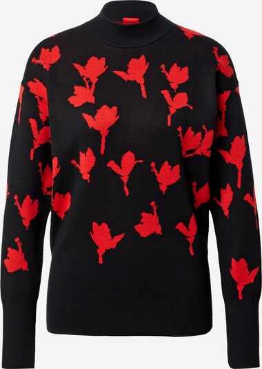 HUGO Pullover 'Stefanya' in rot / schwarz, Produktansicht
