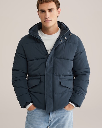 WE Fashion Tussenjas in Blauw: voorkant