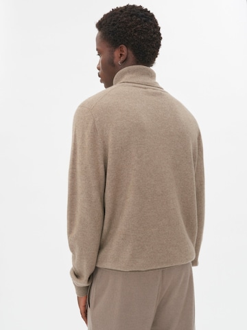 GOBI Cashmere Pullover 'Men's Essential Turtleneck Cashmere Sweater'‌ in Grau