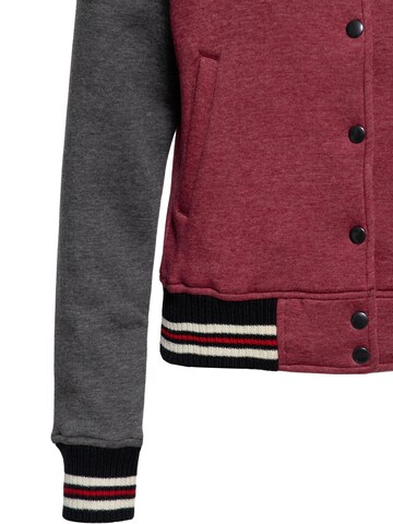 Queen Kerosin Between-Season Jacket 'Speed Queens' in Red