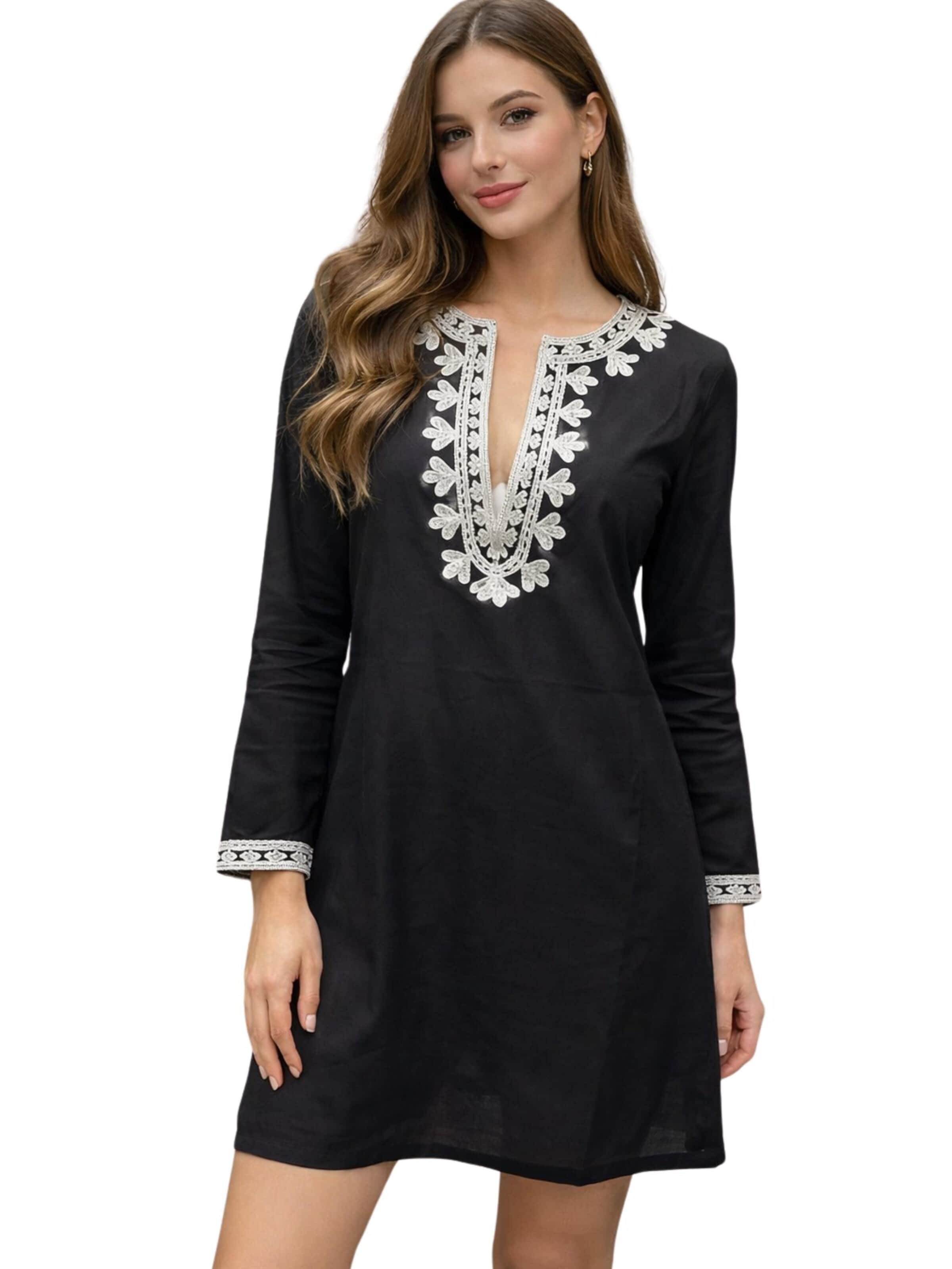MC2 Saint Barth Dress in Black: front