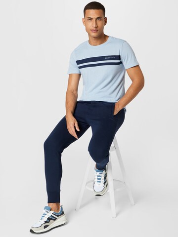 TOM TAILOR DENIM Tapered Hose in Blau