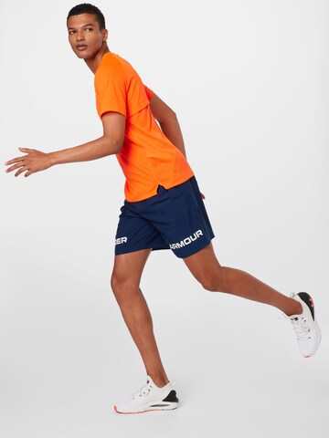 UNDER ARMOUR Regular Sportshorts in Blau