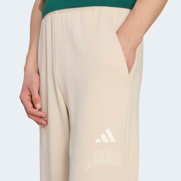 ADIDAS SPORTSWEAR Baggy Workout Pants in Beige