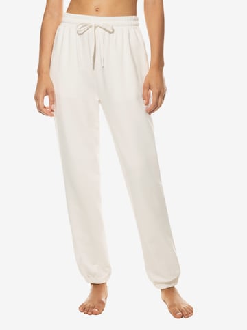 Mey Tapered Pants 'Rose' in White: front