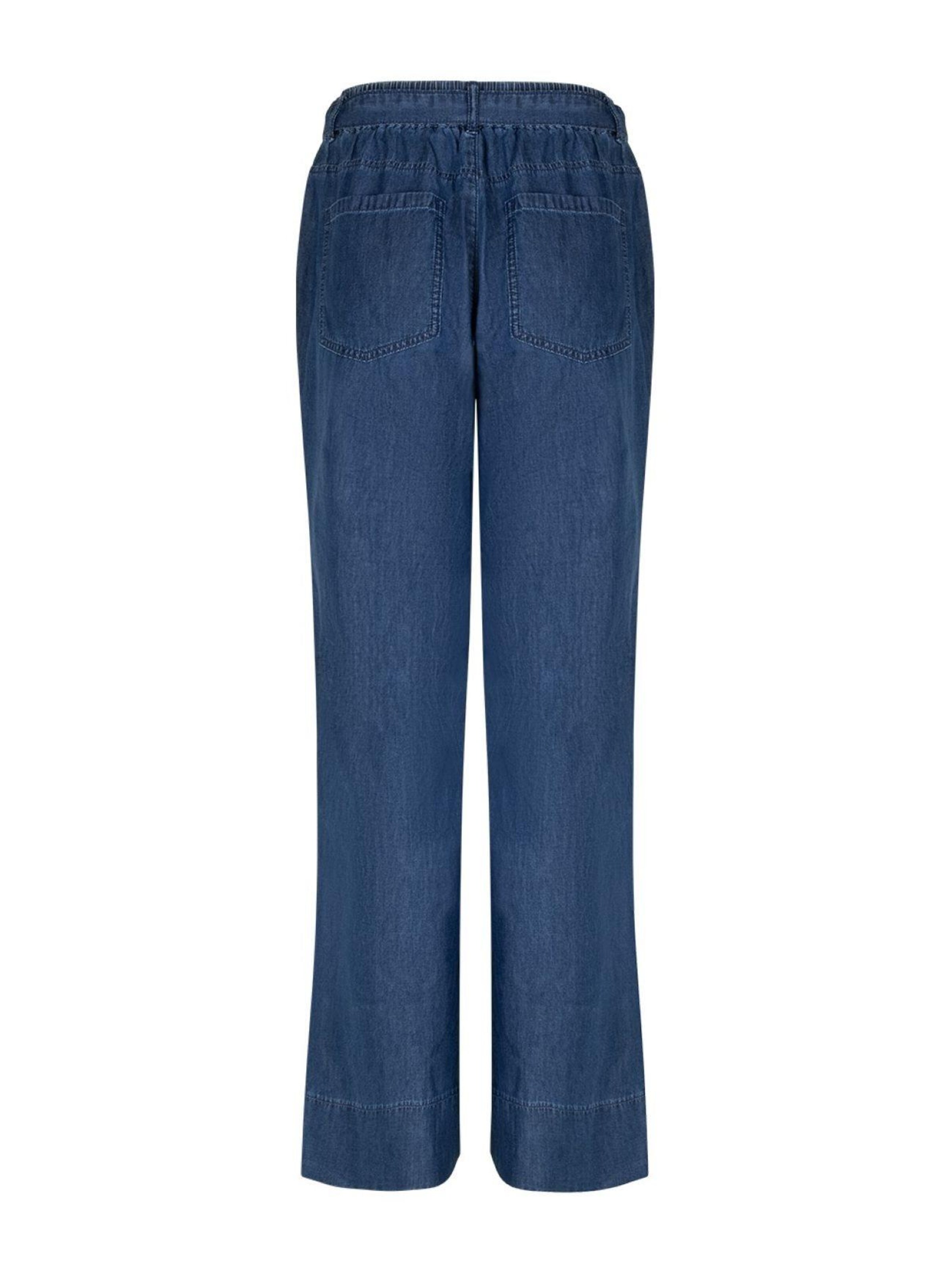 Red Button Regular Broek 'Red Button Claudette Palazzo' in Blauw