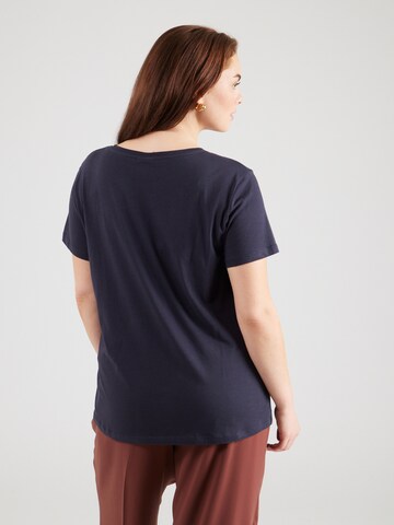 ONLY Carmakoma T-Shirt 'CARXMAS' in Blau