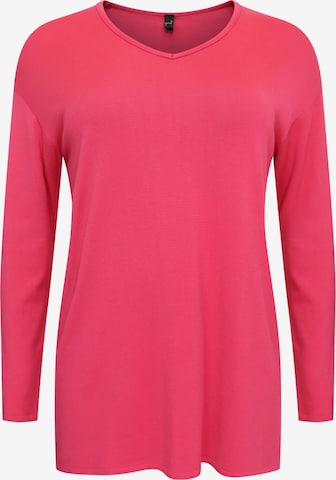 Yoek Sweater in Pink: front