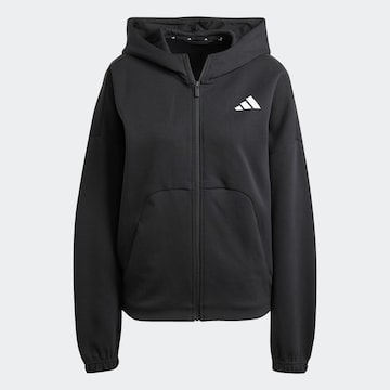 ADIDAS SPORTSWEAR Sportsweatjacke in Schwarz: Vorderseite